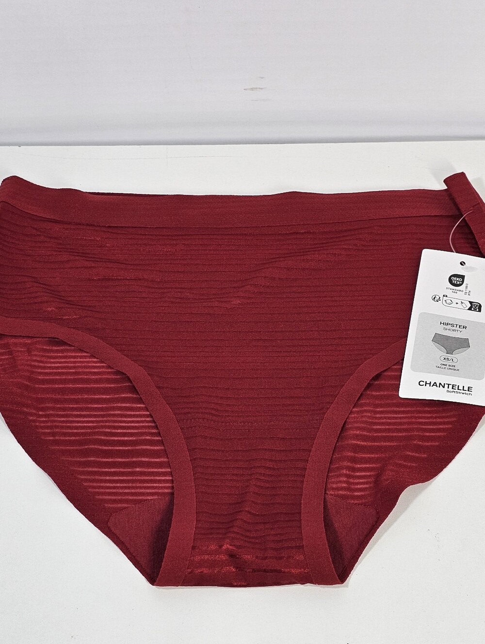 CHANTELLE Women's Red Hipster Shorty Panties One Size